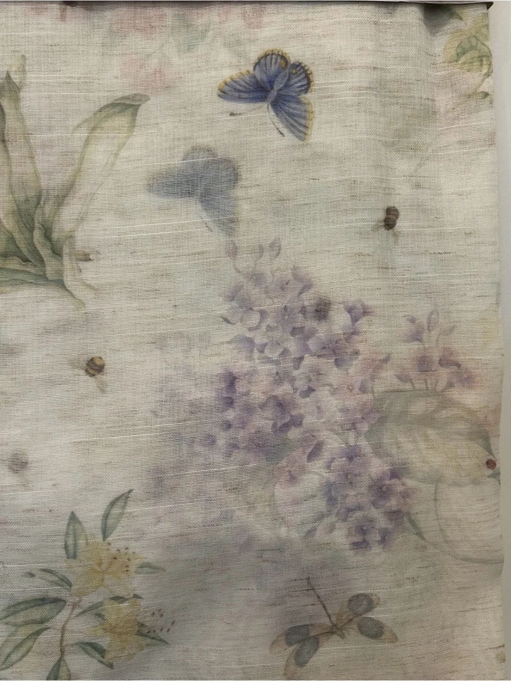 Lenox Butterfly Meadow Tie Top Curtains Drapes Panels 37